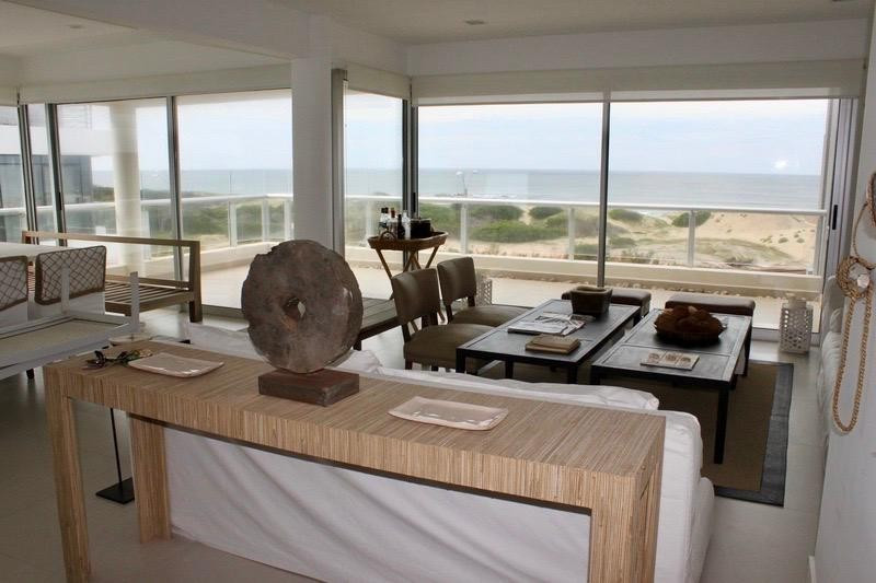 Hermoso depto 3 dorm y dep frente al mar en Rincón del Indio