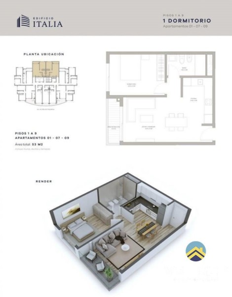 Edificio Italia 309 1 dormitorio - foto 7