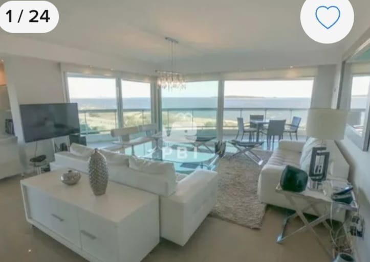 Torre premiun alquiler 3 dorm y dep frente a Playa Mansa